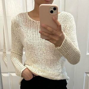 Crochet sweater top